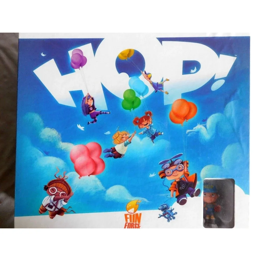 HOP! Fun Forge 3D gameboard Board Game w Painted Mini Figures NEW & Sealed RARE